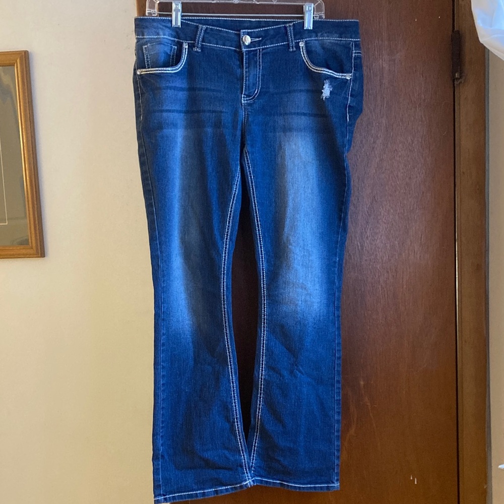 Faded Glory Women's Dark Blue Boot Cut Jeans